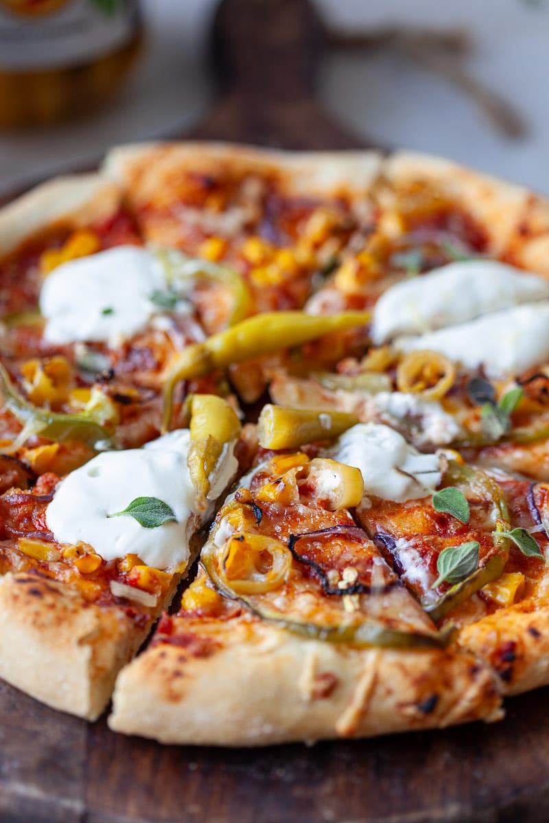 Spicy Vegetarian Mexican Pizza