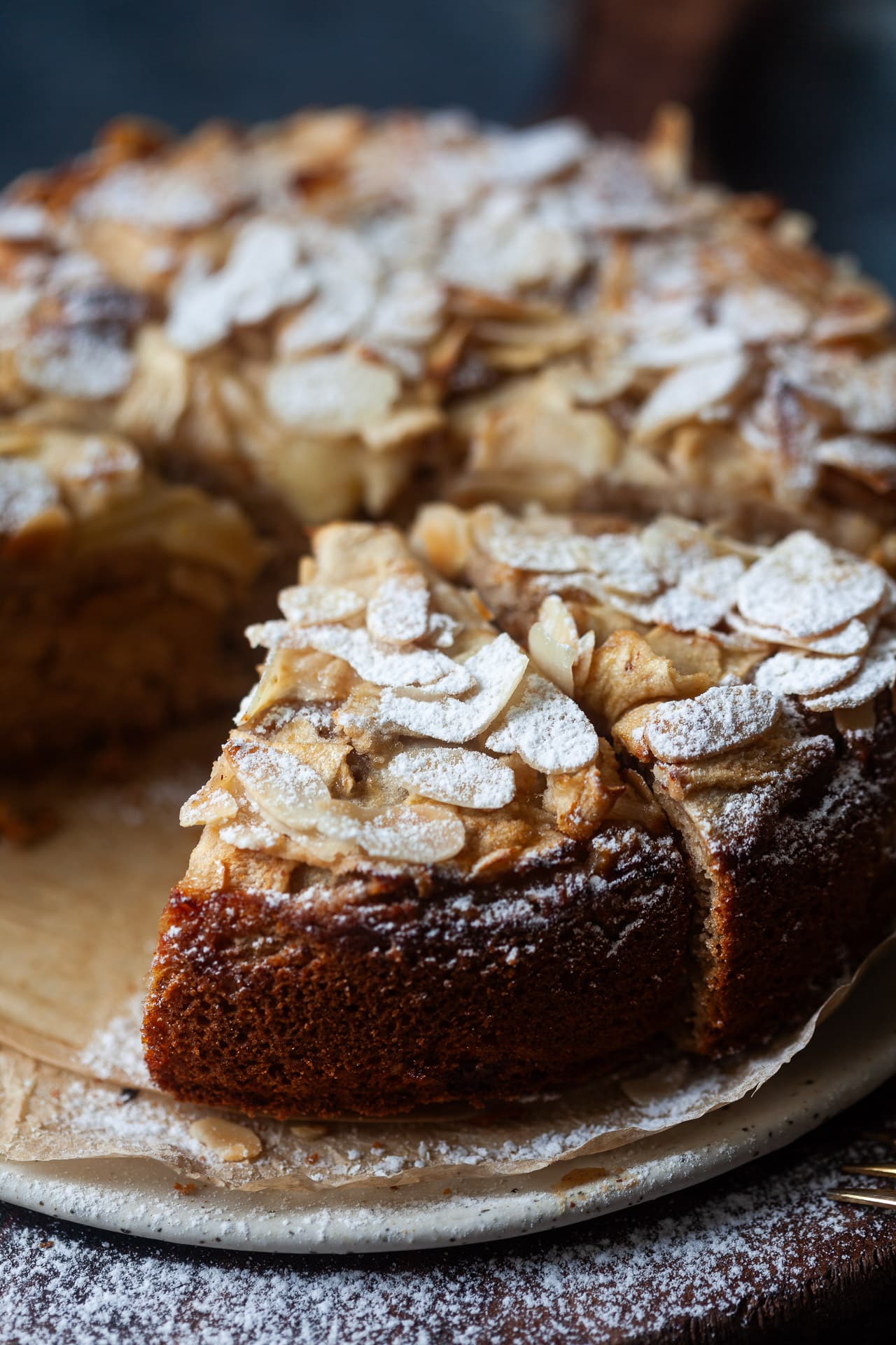 Vegan French Apple Cake