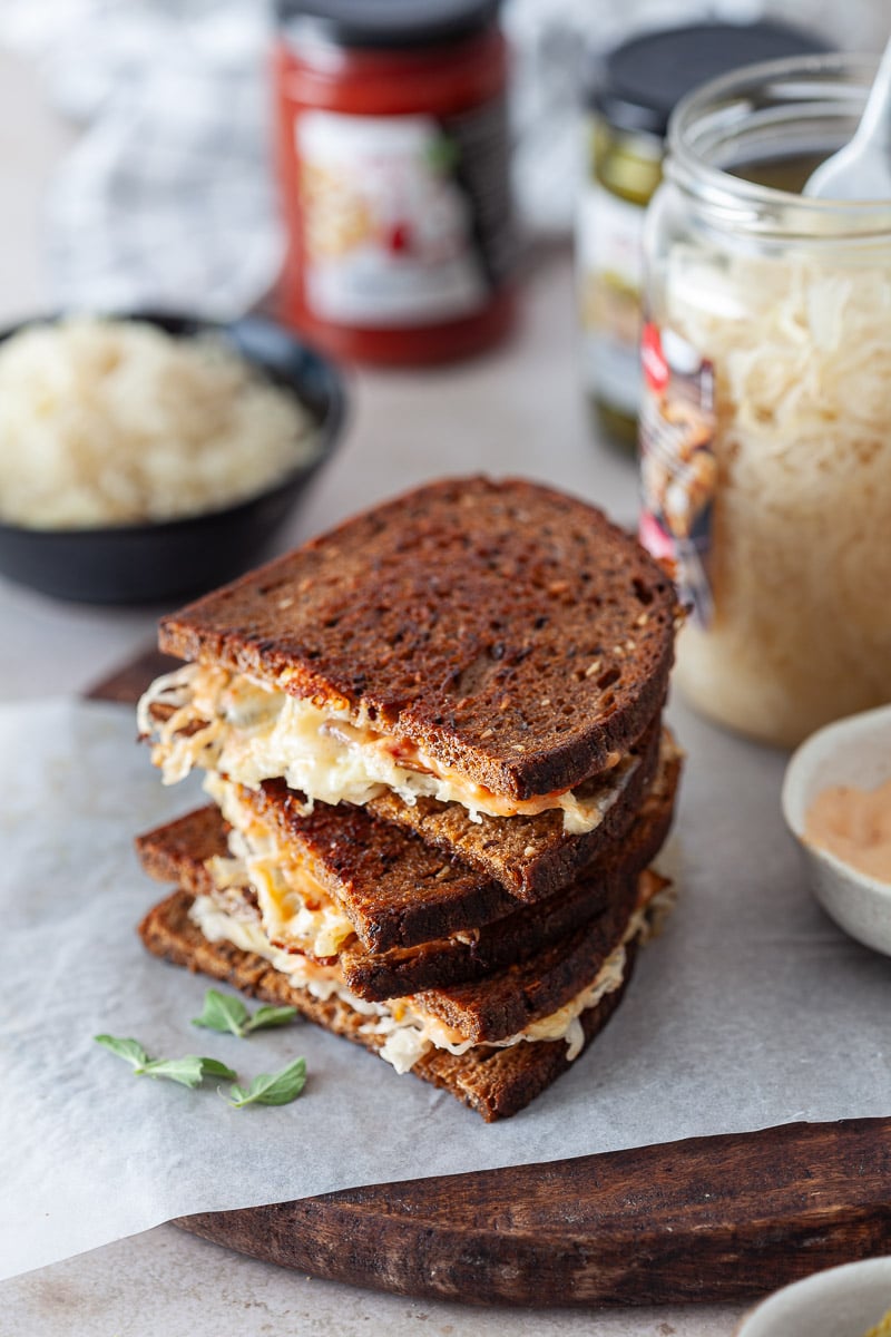 Vegetarian Sauerkraut Sandwich