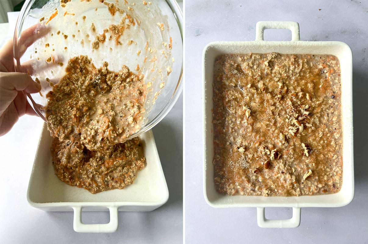 How to make Dairy-Free Carrot Cake Baked Oats