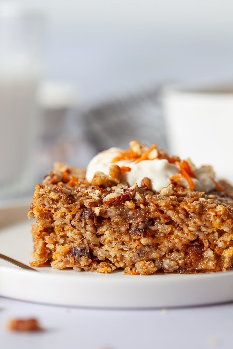 Dairy-Free Carrot Cake Baked Oats