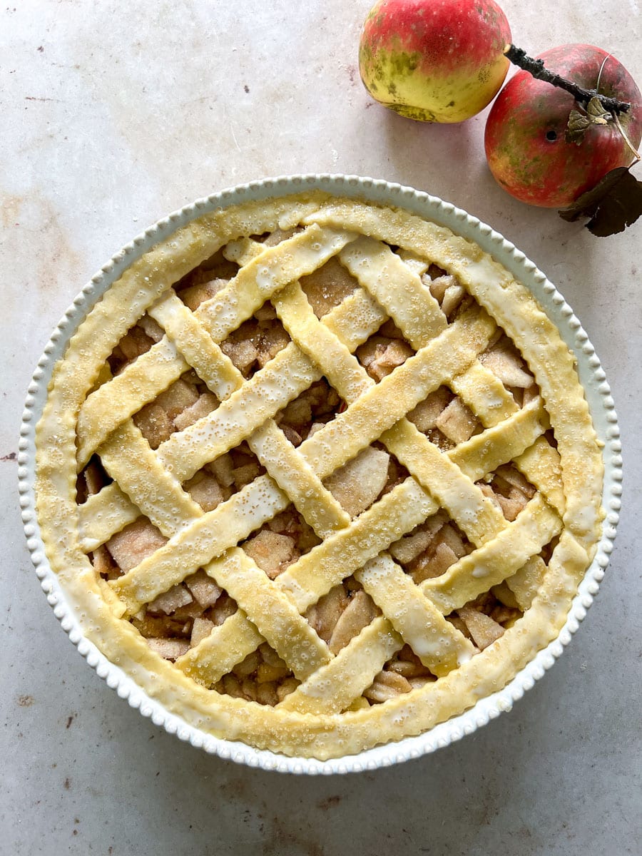 Vegan apple pie recipe