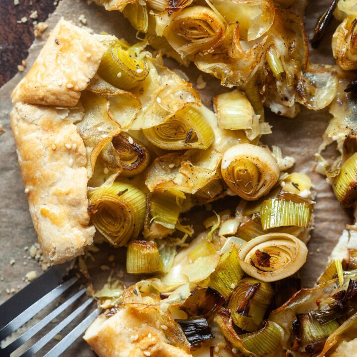 Vegan Leek and Potato Galette