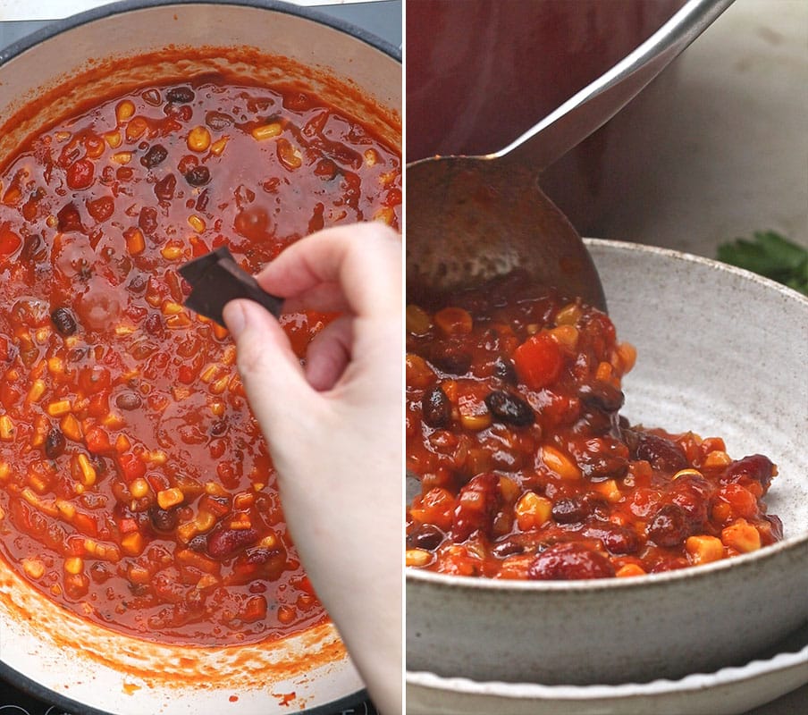 How to make Vegetarian Bean Chili