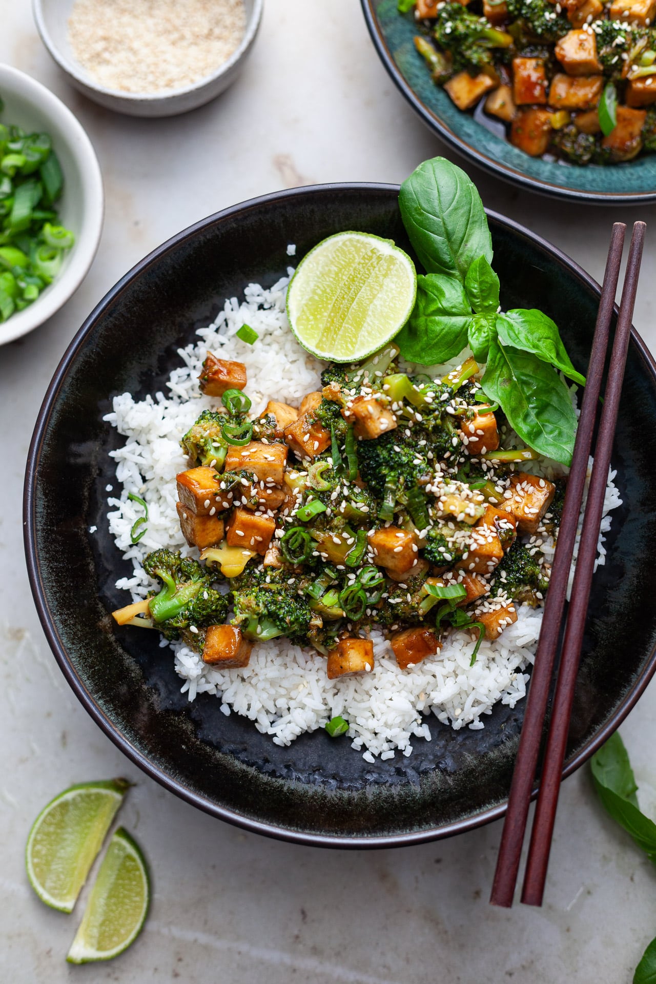 Vegan Teriyaki Tofu and Broccoli