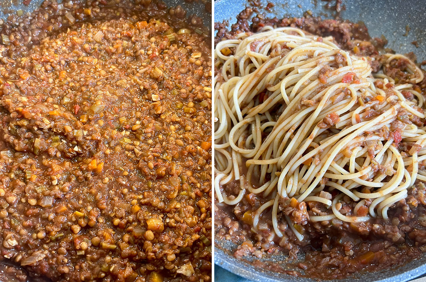How to make Vegan Spaghetti Lentil Bolognese