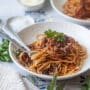 Vegan Spaghetti Lentil Bolognese