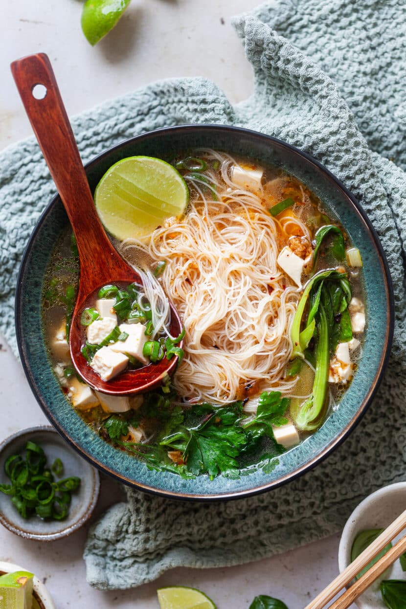 Vegan Thai Noodle Soup