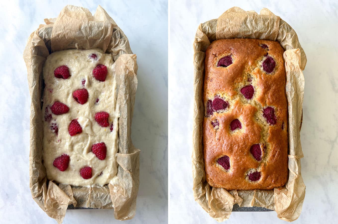 How to make Vegan Yogurt Raspberry Loaf Cake