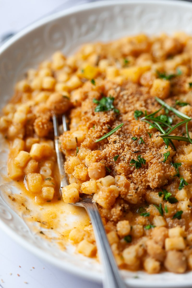Vegan Chickpea Pasta (Pasta e ceci)