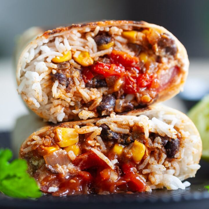 Vegan Black Bean Burritos