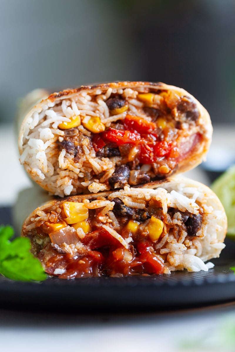Vegan Black Bean Burritos