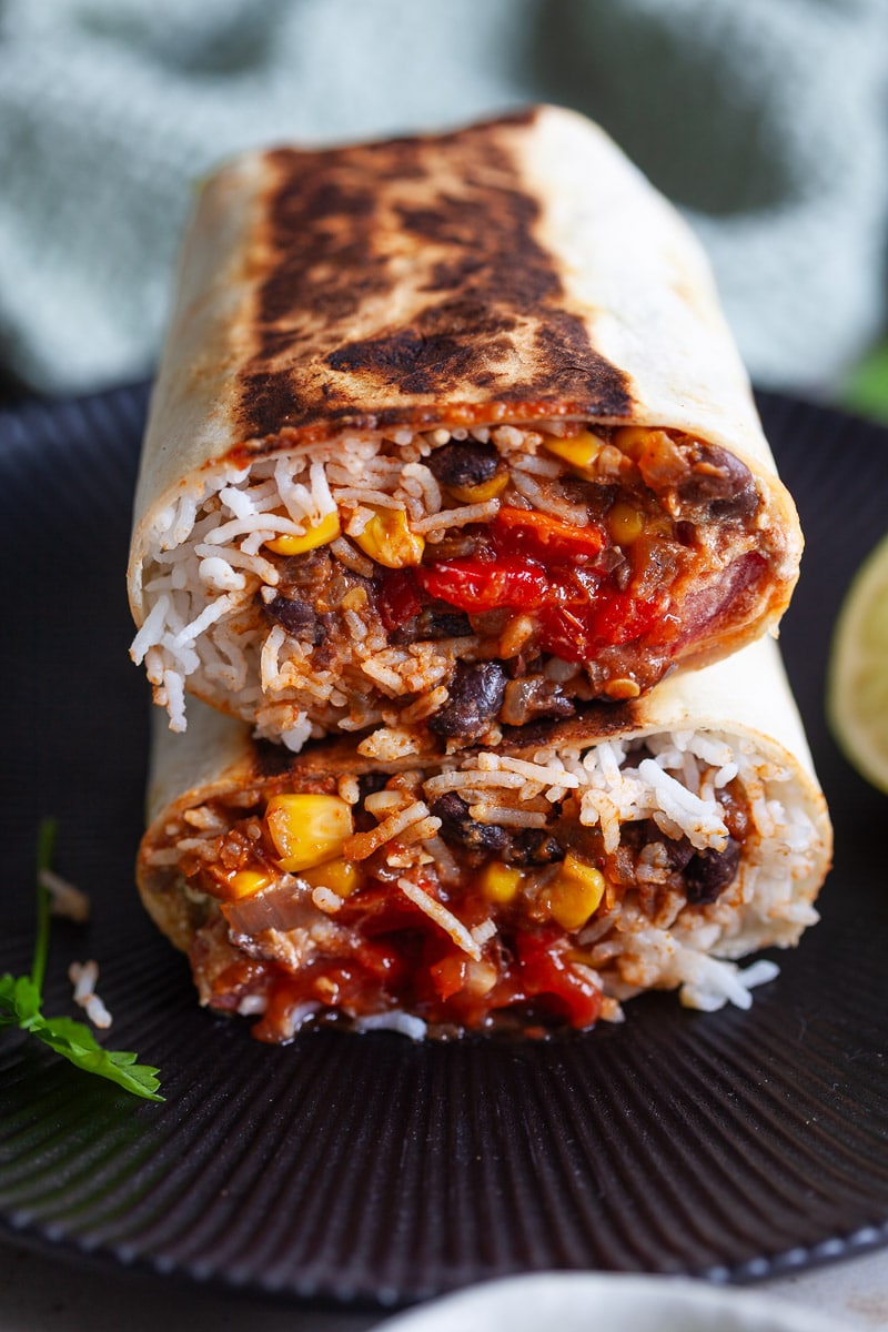 Vegan Black Bean Burritos