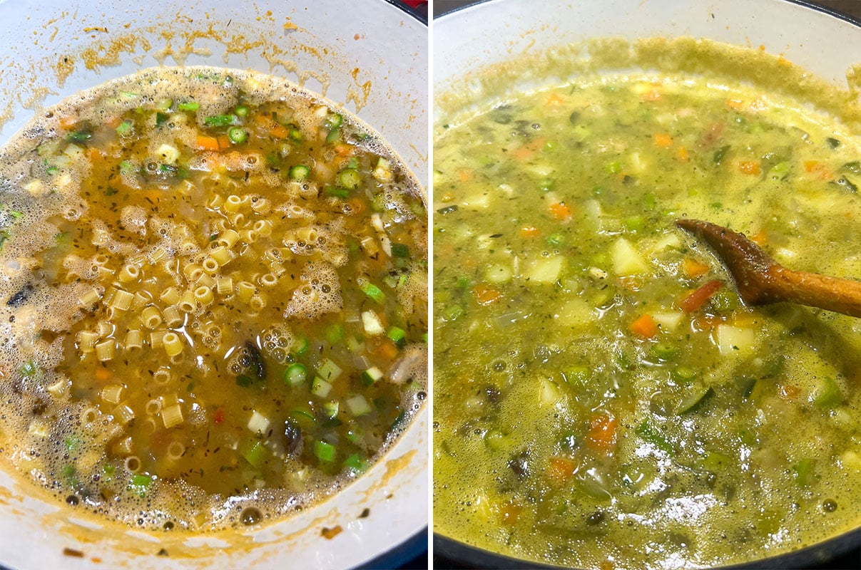 How to make Spring Vegetable Minestrone Soup Recipe