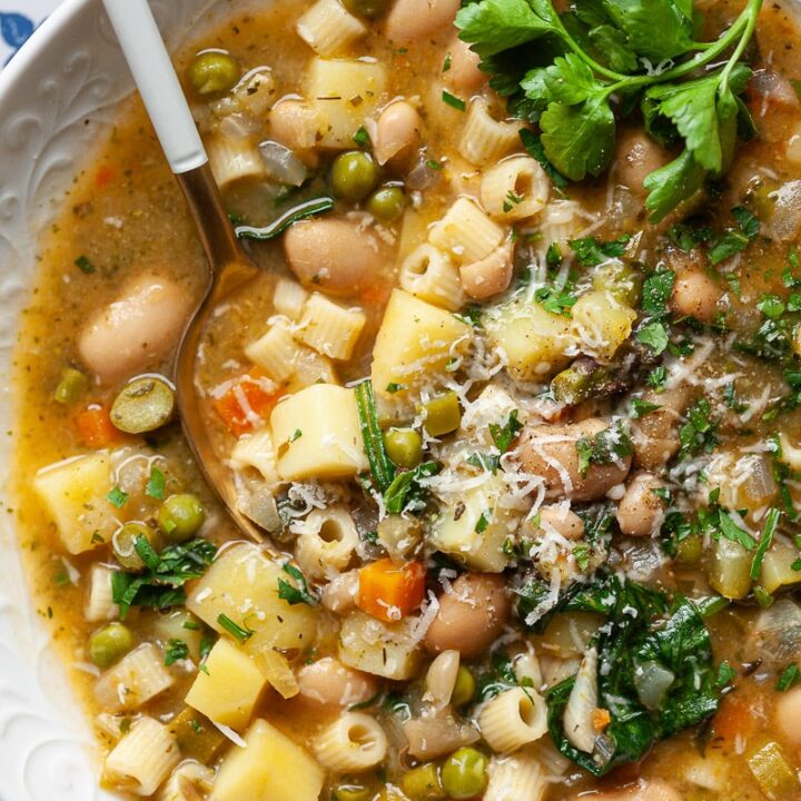 Spring Vegetable Minestrone Soup