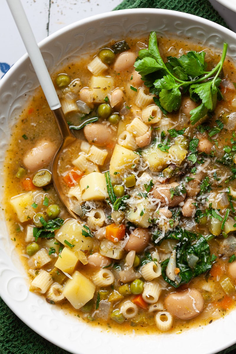 Spring Vegetable Minestrone Soup