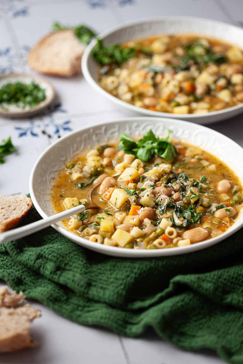 Spring Vegetable Minestrone Soup