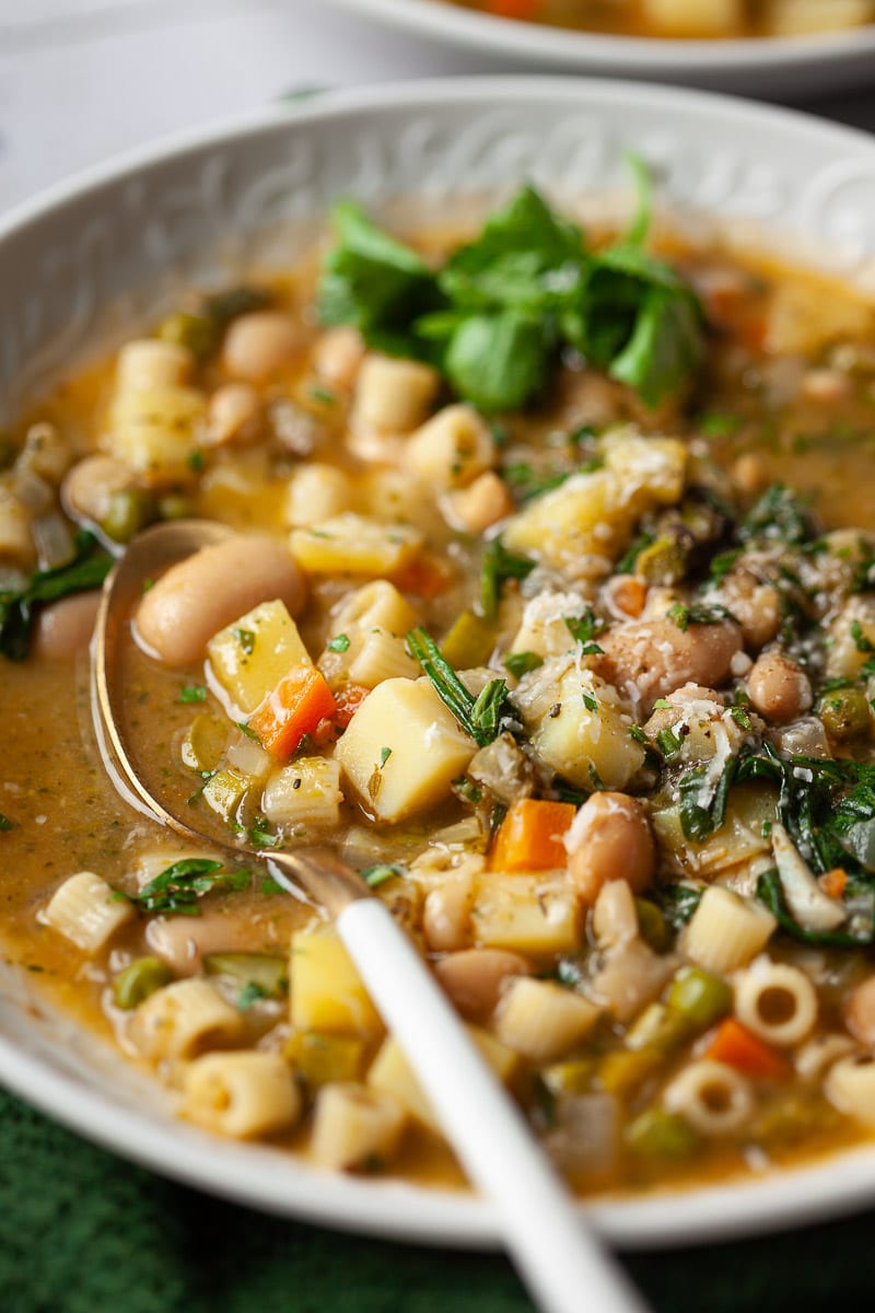 Spring Vegetable Minestrone Soup