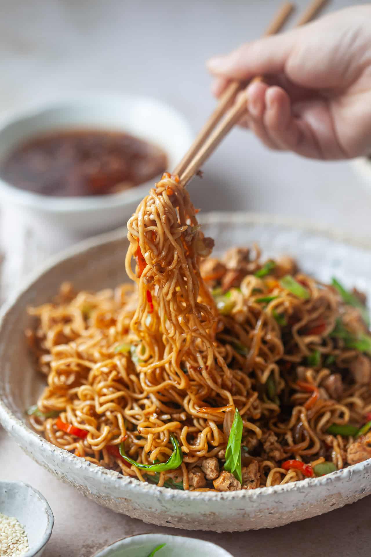 Hoisin Tofu Stir-Fry Noodles