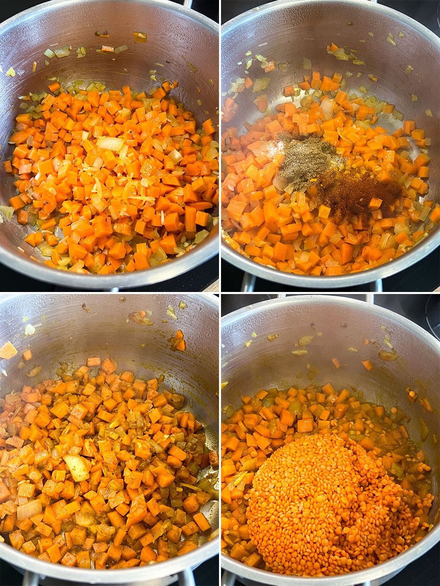How to make Carrot and Red Lentil Soup