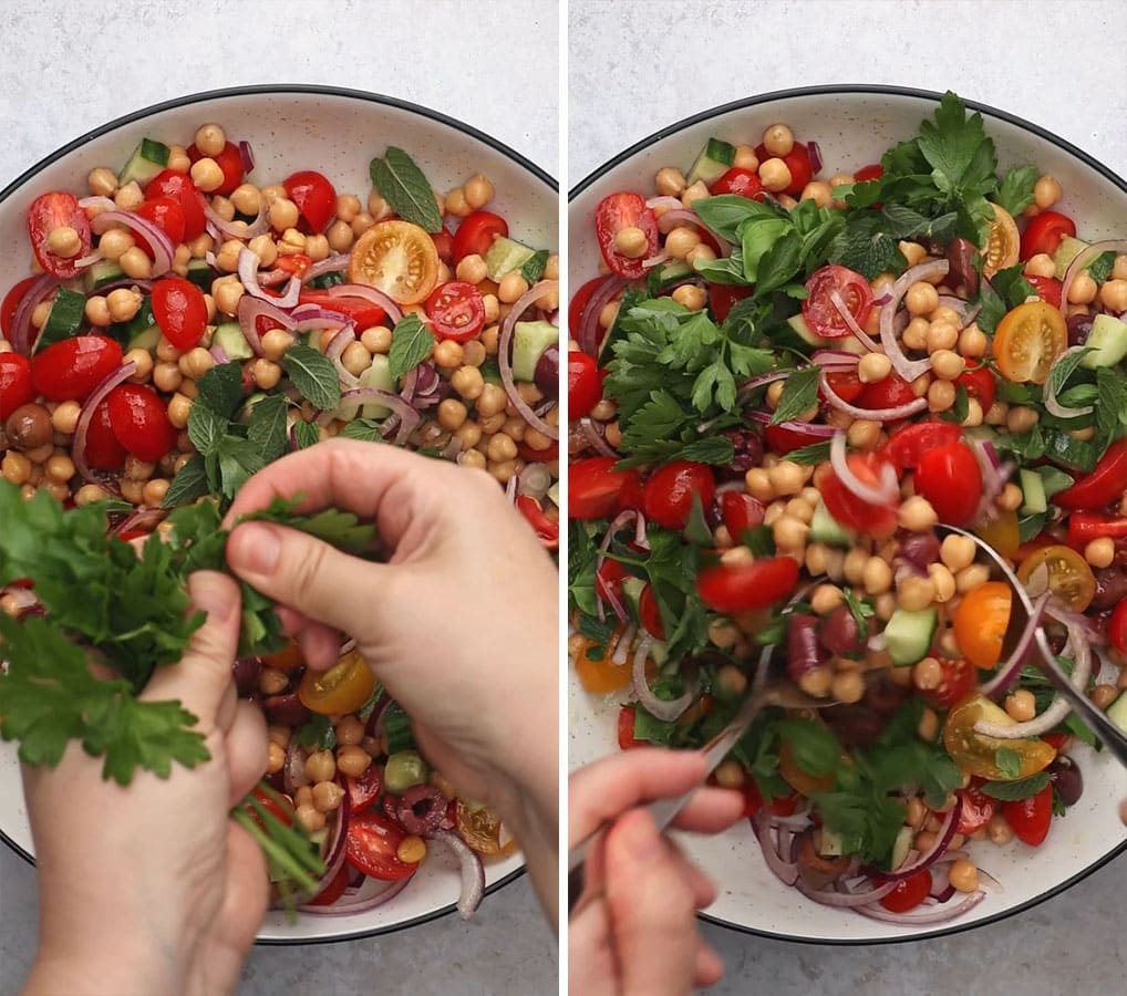 How to make Summer Chickpea Salad Recipe