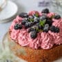 Easy Blackberry Yogurt Cake