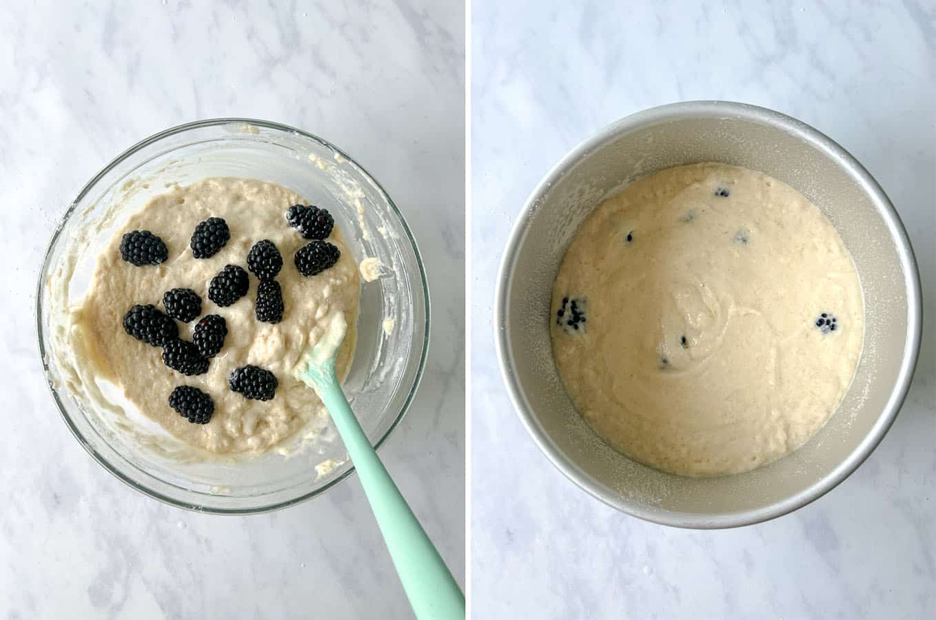 How to make Easy Blackberry Yogurt Cake