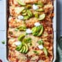 Black Bean Sweet Potato Enchiladas