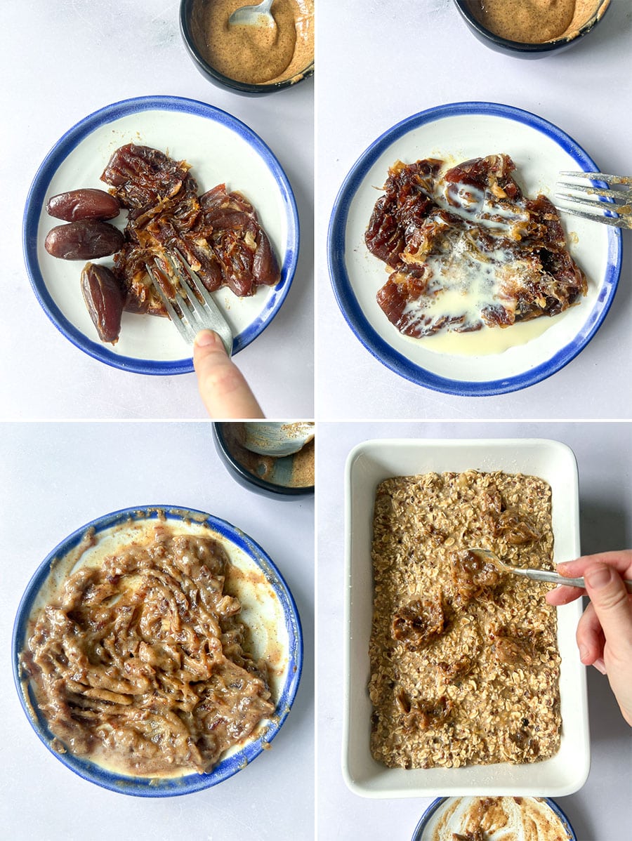 How to make Salted Date Caramel Baked Oats