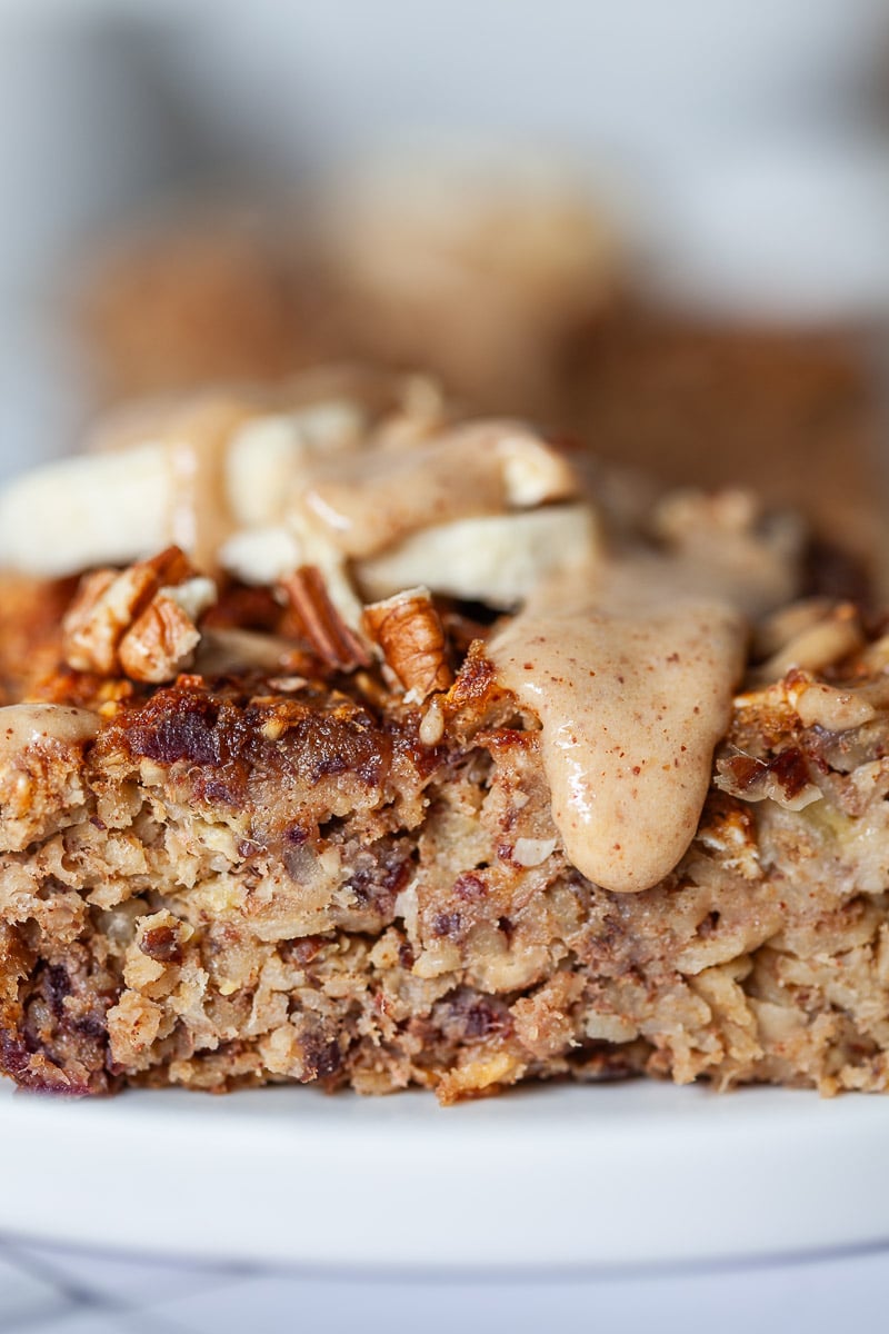 Salted Date Caramel Baked Oats