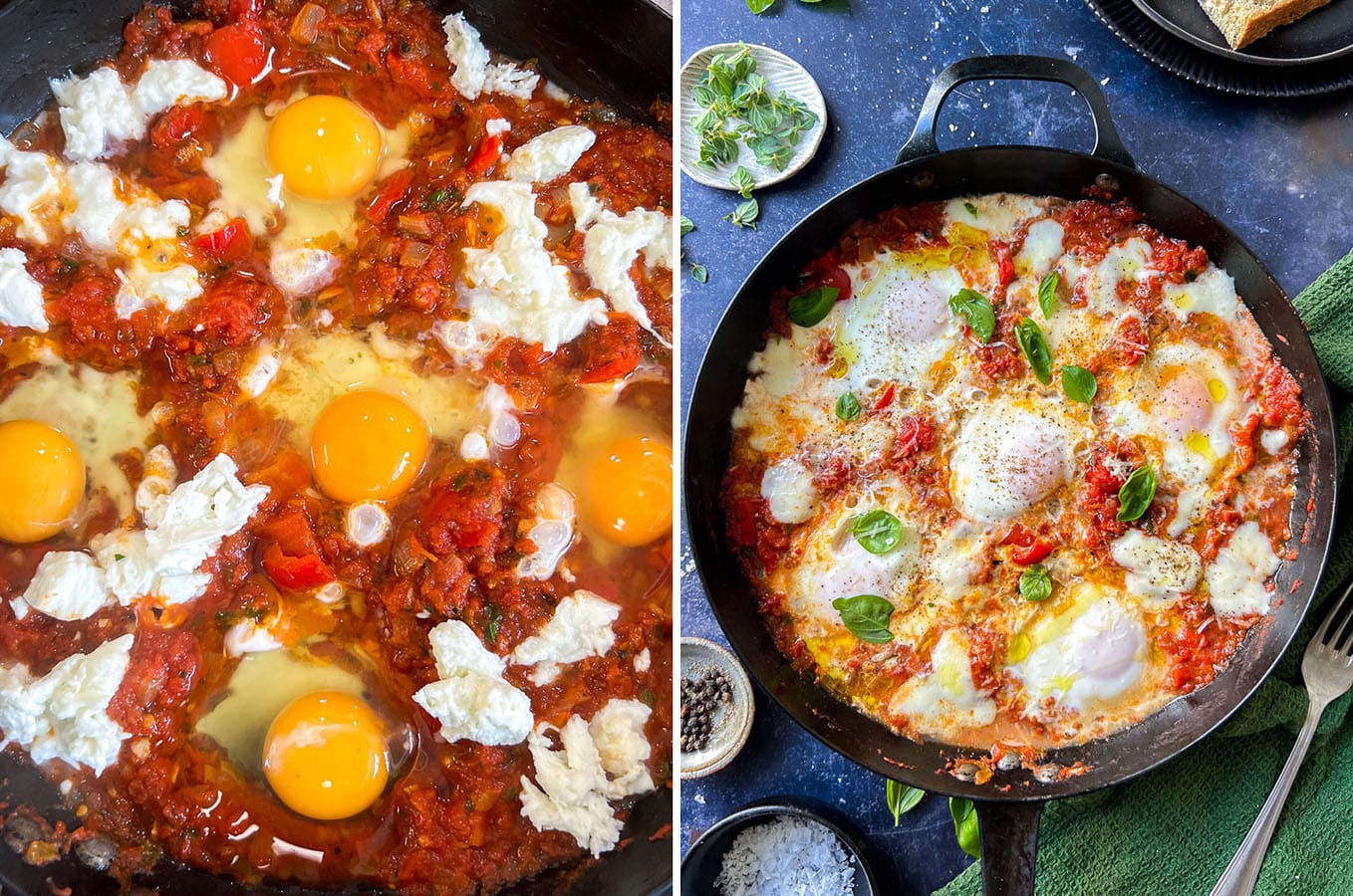 How to make One-pan Italian Baked Eggs