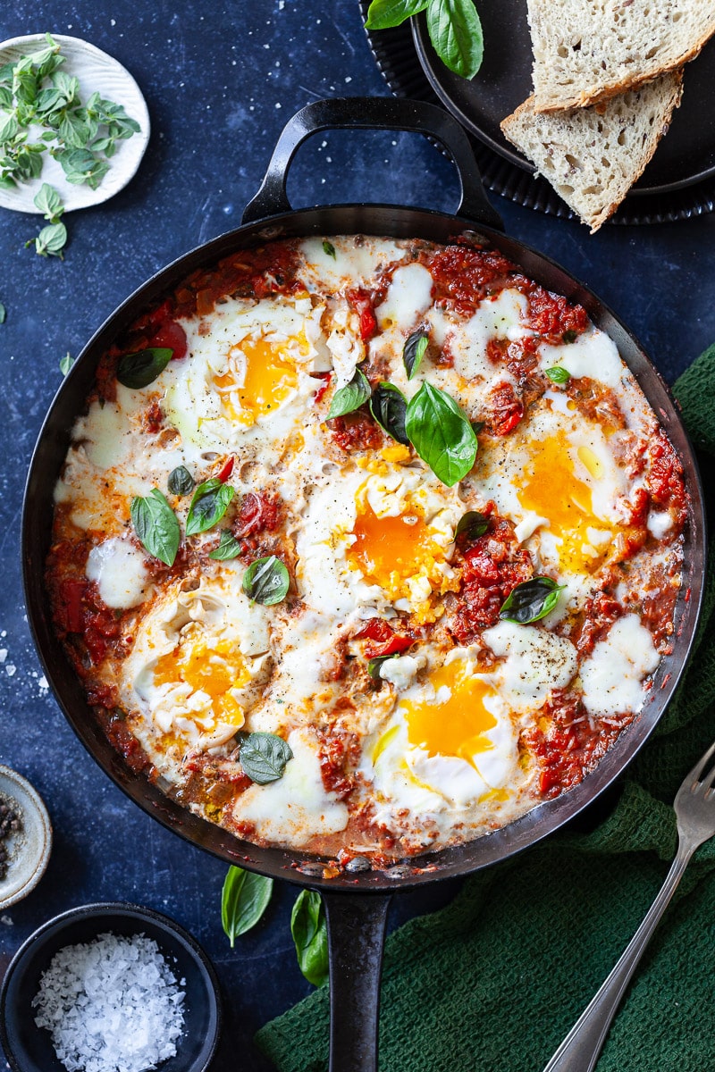 One-pan Italian Baked Eggs