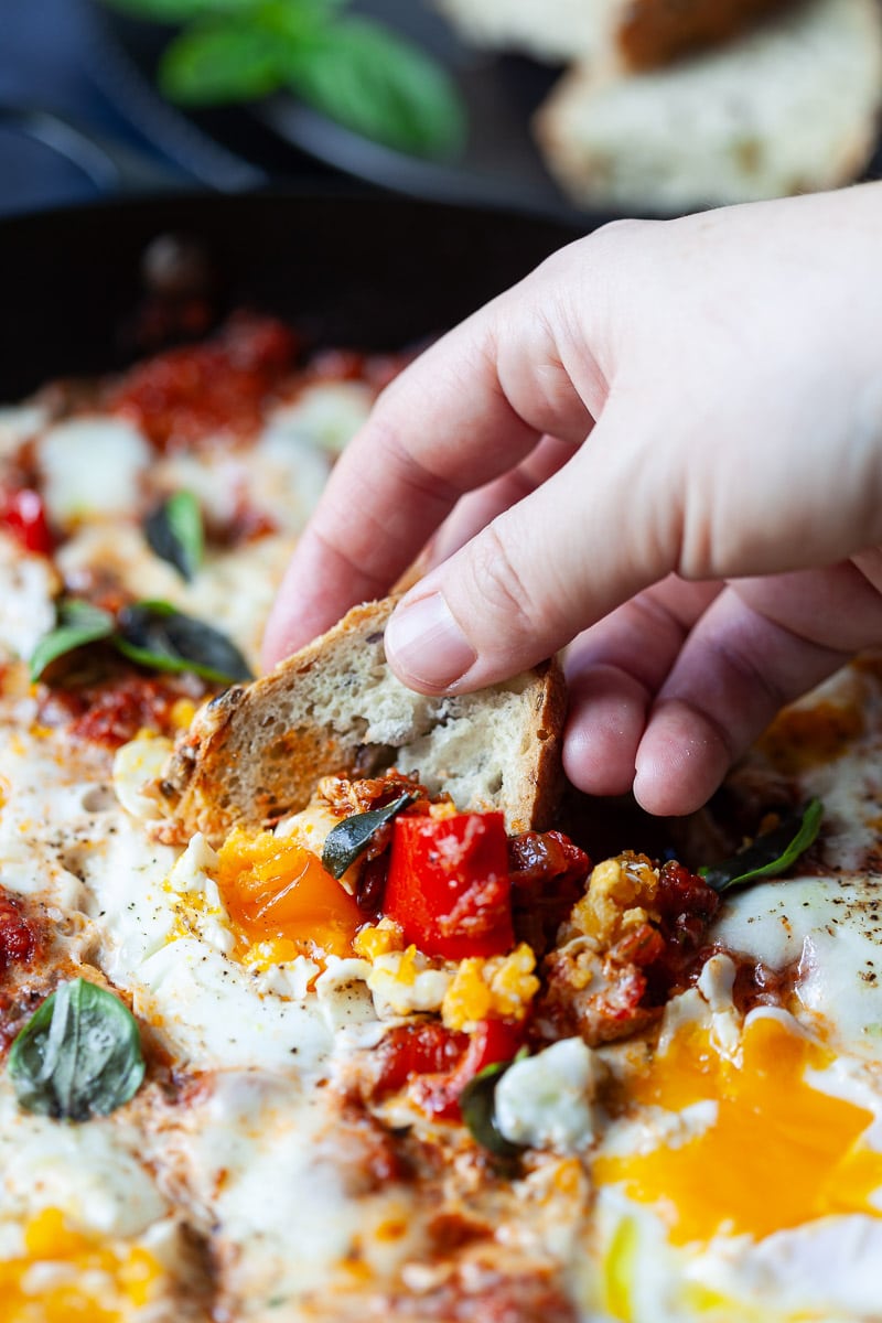 One-pan Italian Baked Eggs