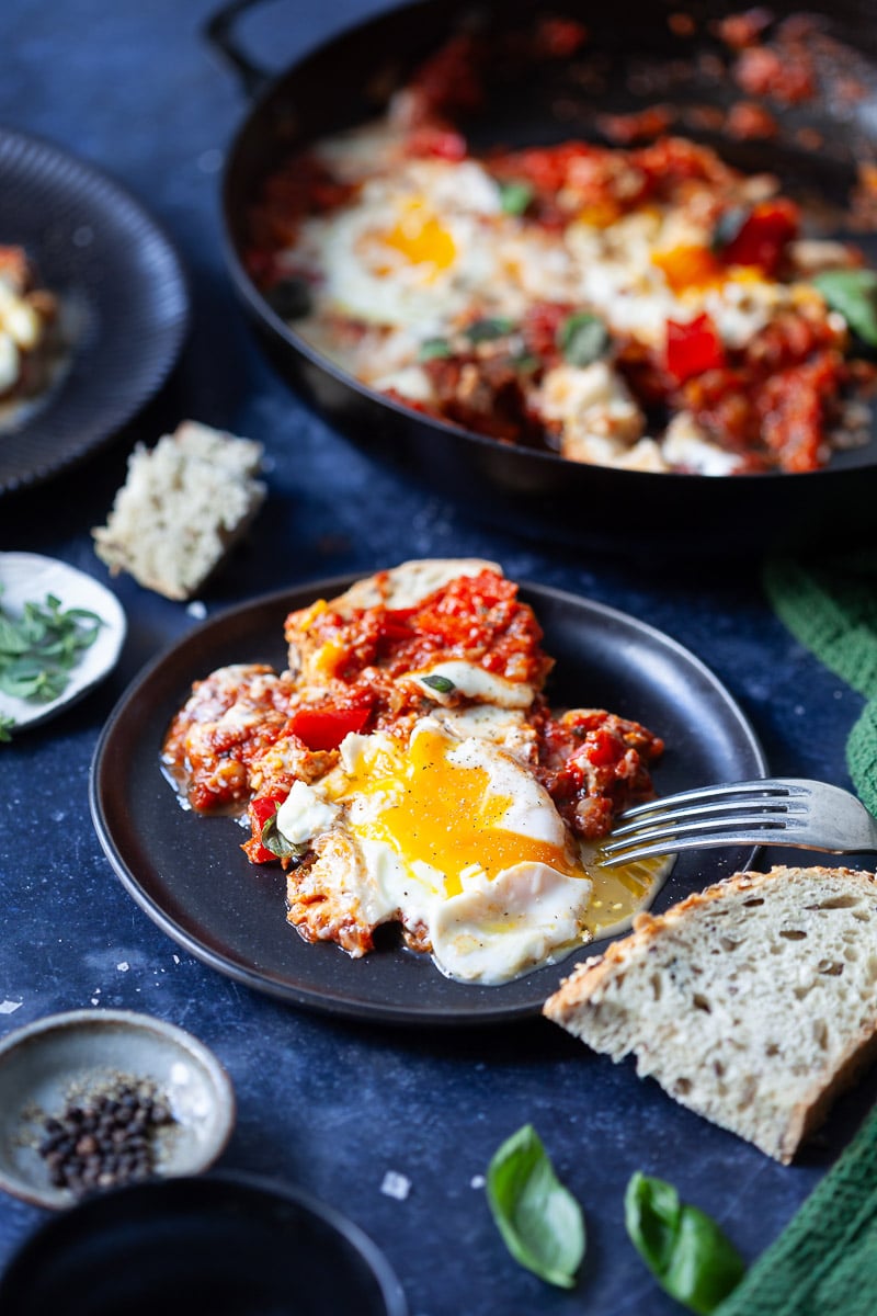 One-pan Italian Baked Eggs